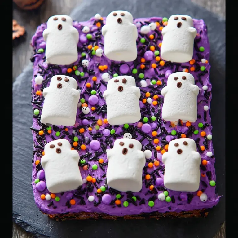 Halloween Ghost Brownies Recipe