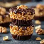 Chocolate Peanut Butter Rice Krispie Cups Recipe
