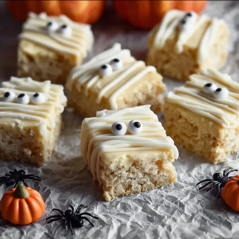 Halloween Mummy Fudge Recipe