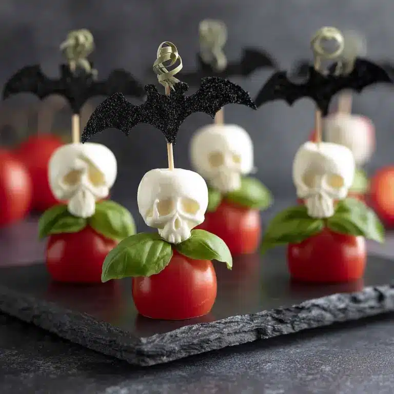 Caprese Skull Skewers Recipe