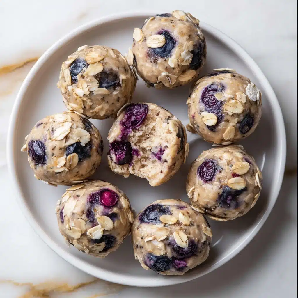 Blueberry Muffin Protein Balls Recipe - Recipe Image