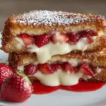 Fried Strawberry Cheesecake Sandwiches Recipe