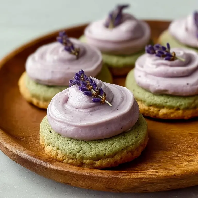 Dreamy Matcha Lavender Sugar Cookies Recipe