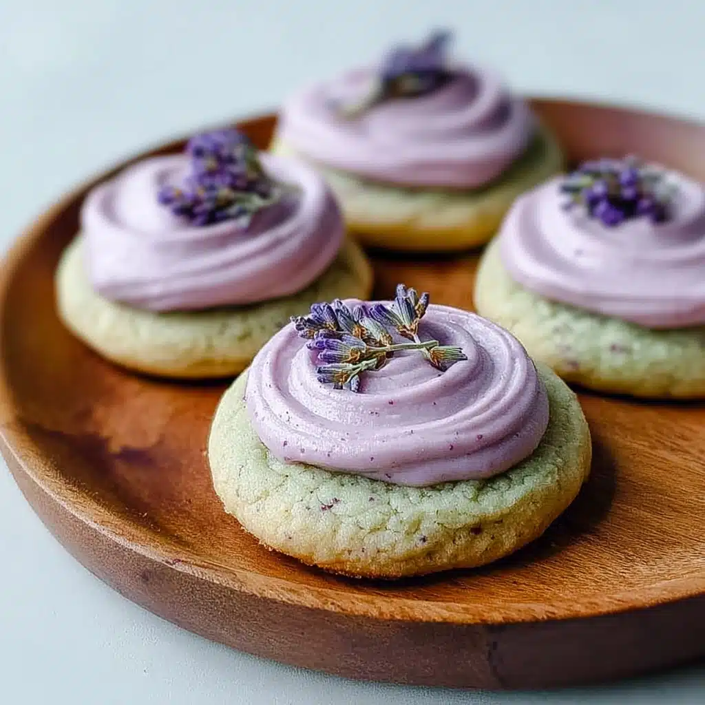 Dreamy Matcha Lavender Sugar Cookies Recipe - Recipe Image