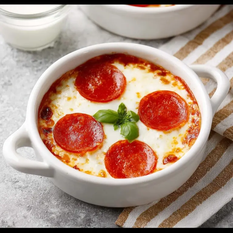 Cottage Cheese Pizza Bowl