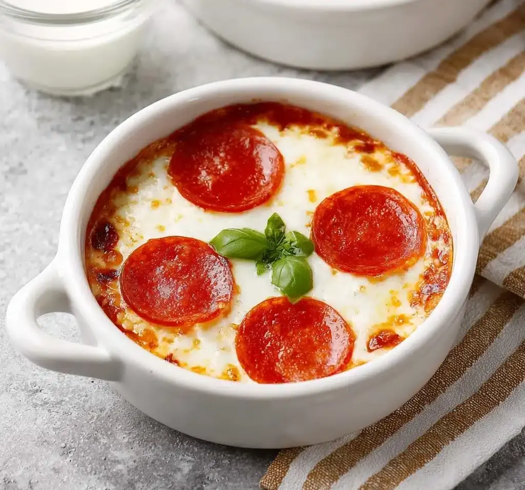 Cottage Cheese Pizza Bowl