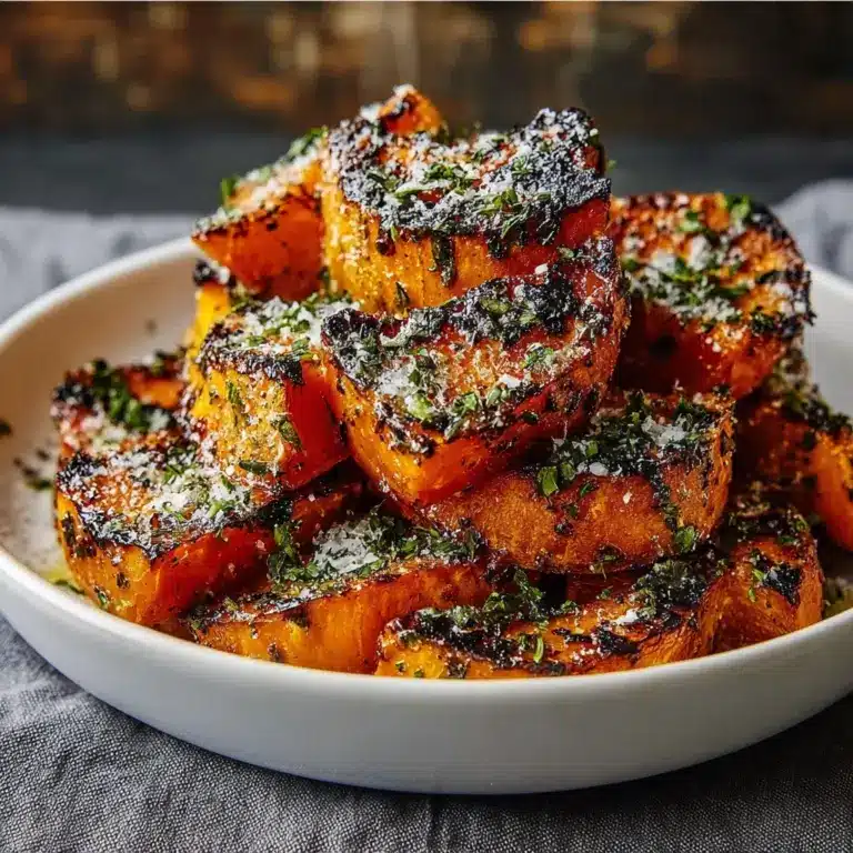Garlic Parmesan Roasted Sweet Potatoes Recipe