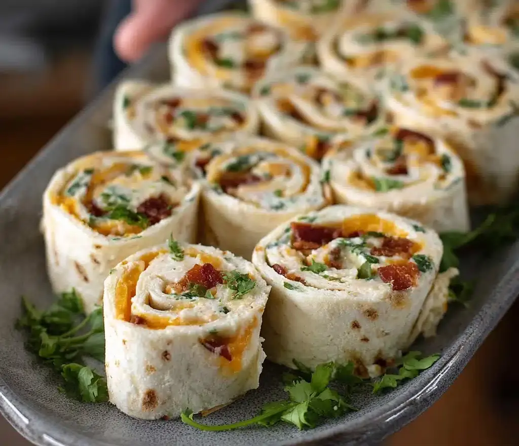 Baked Jalapeno Popper Roll Ups Recipe