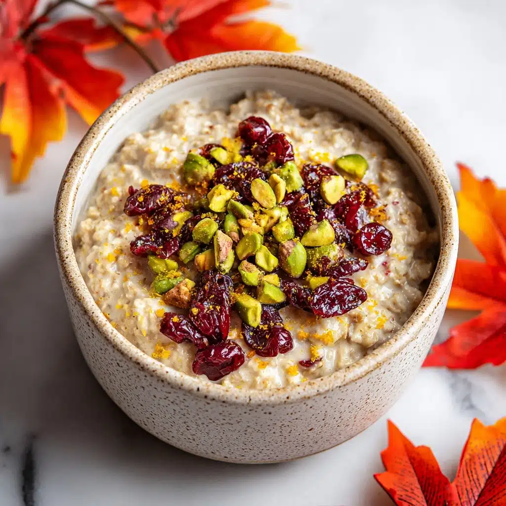 Cranberry Orange Oatmeal Recipe - Recipe Image