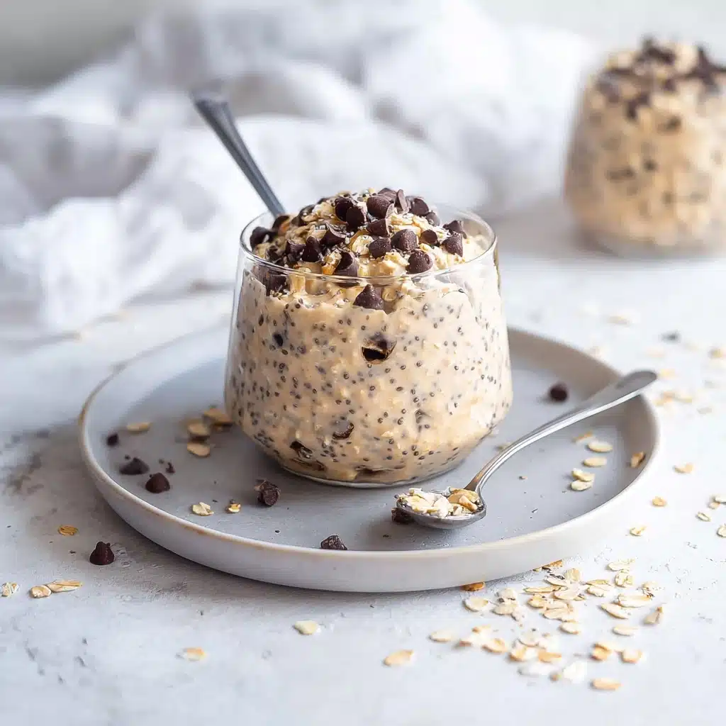 Cookie Dough Overnight Oats Recipe - Recipe Image