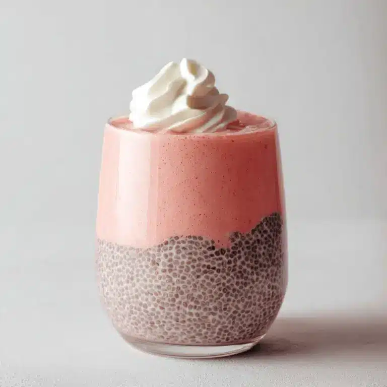 Strawberry Cheesecake Chia Seed Pudding Recipe