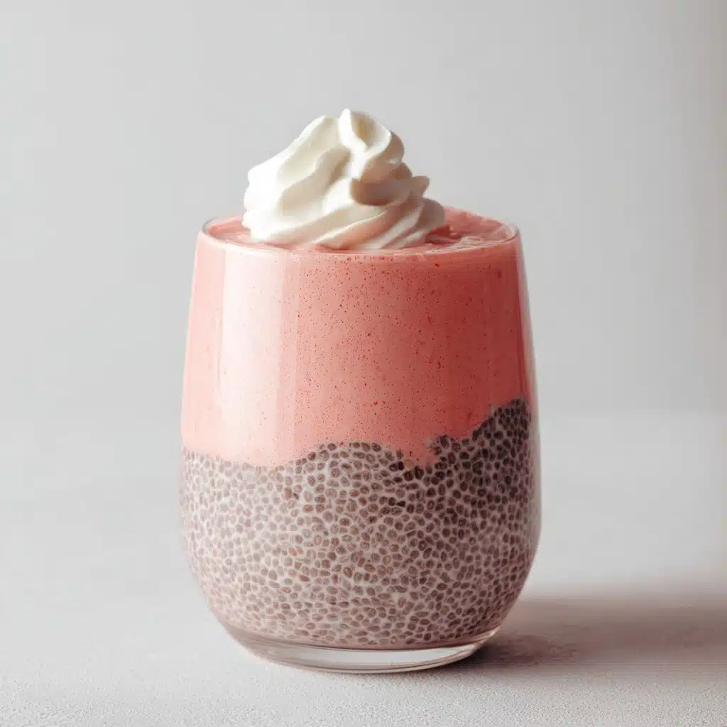 Strawberry Cheesecake Chia Seed Pudding Recipe