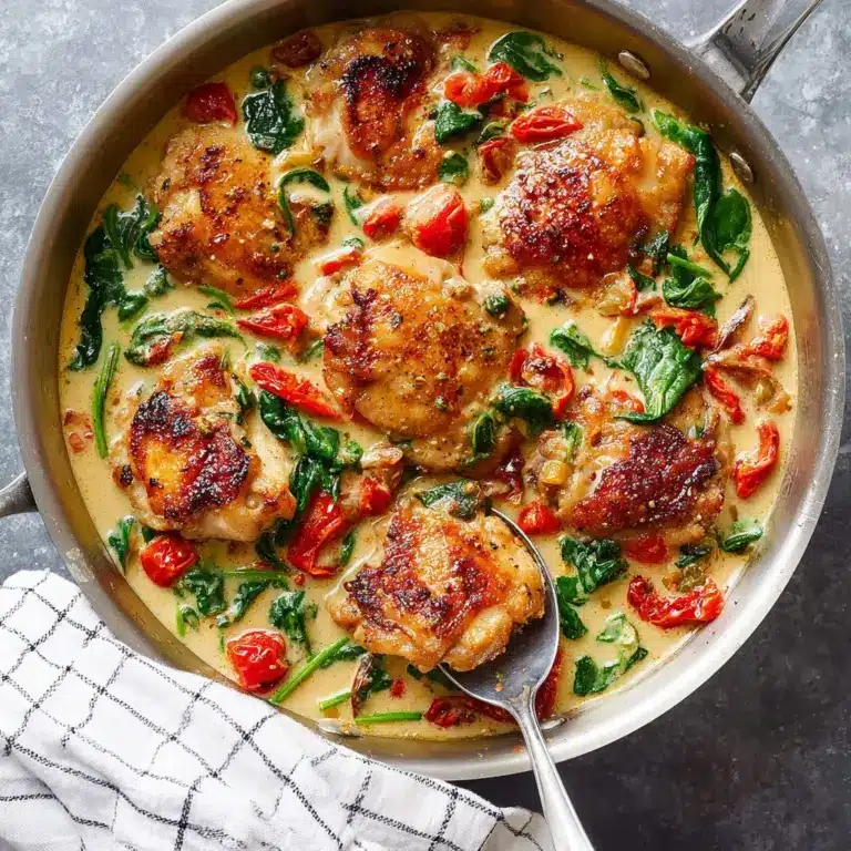 Low-Carb Tuscan Chicken Recipe