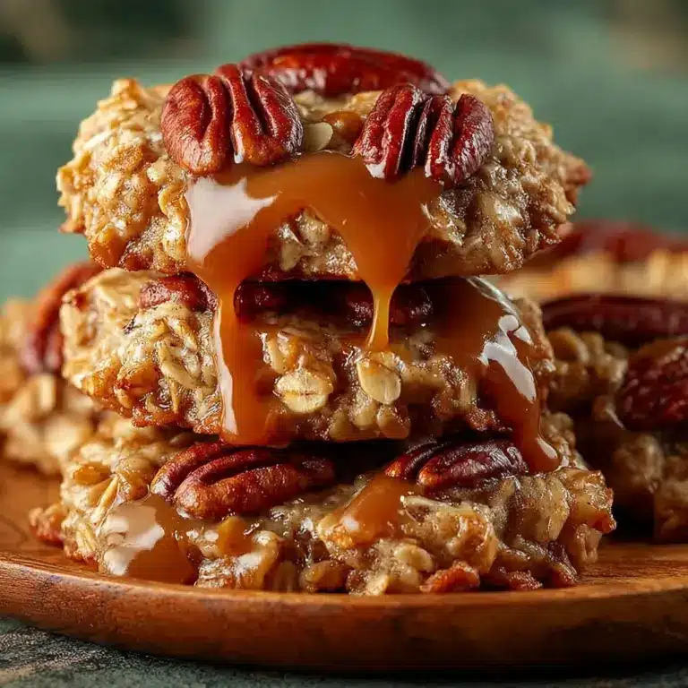 No-Bake Coconut Pecan Praline Cookies Recipe