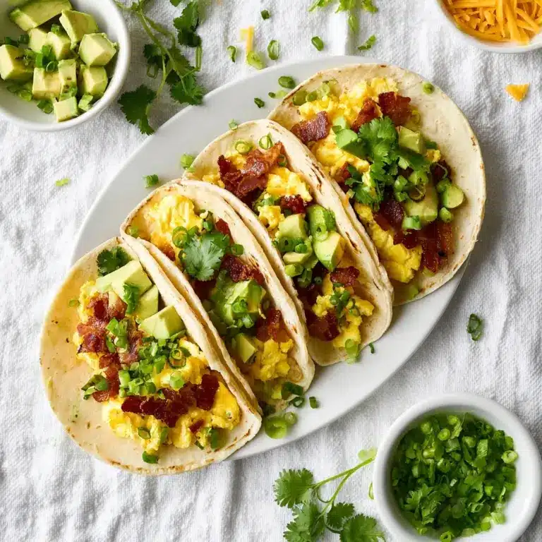Tasty Baked Breakfast Tacos Recipe