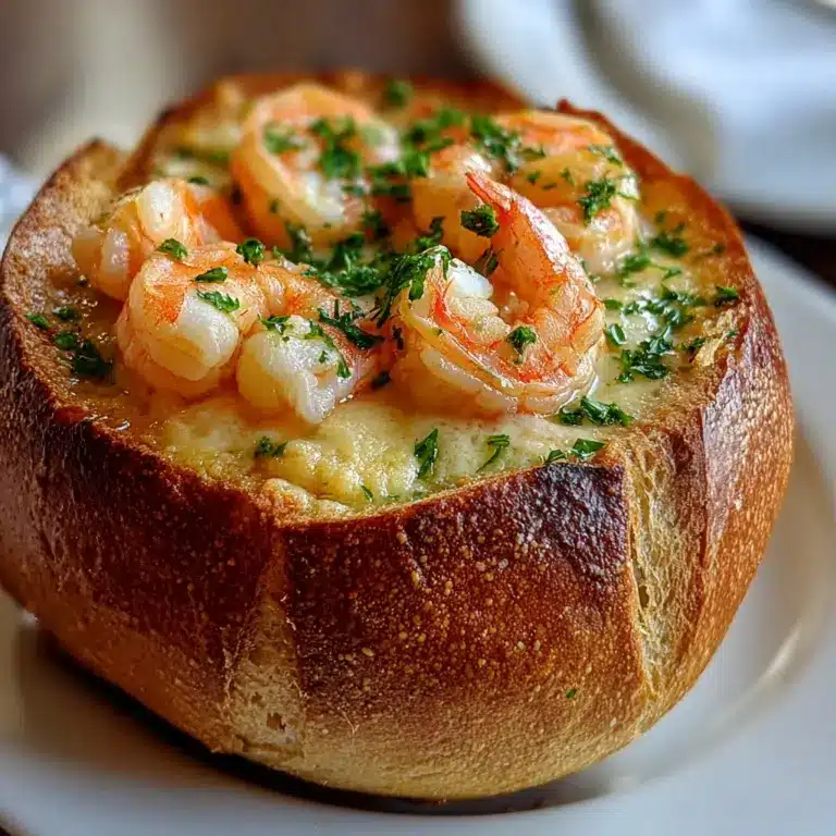 Stuffed Seafood Bread Bowl Recipe