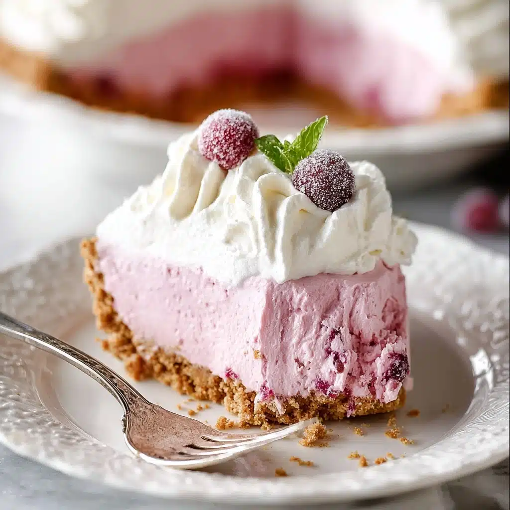 Cranberry Mousse Pie Recipe - Recipe Image