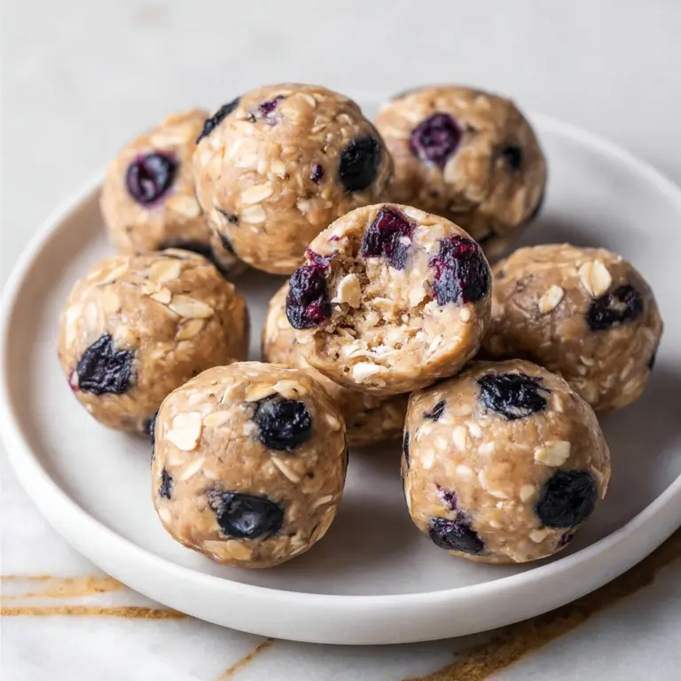 Blueberry Muffin Protein Balls Recipe
