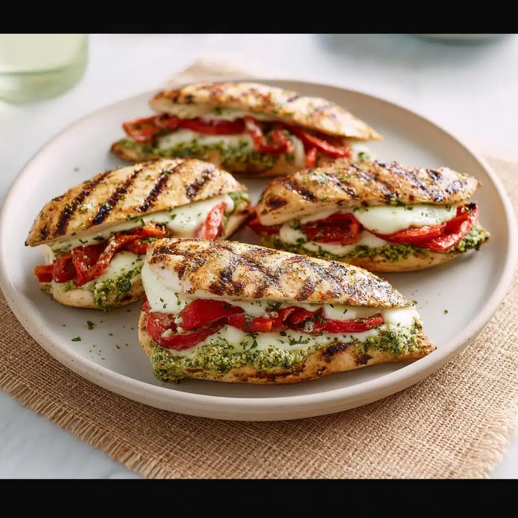 Healthy Pesto Stuffed Chicken Breast Recipe