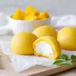 Easy 3-Ingredient Mango Mochi with Custard Filling Recipe