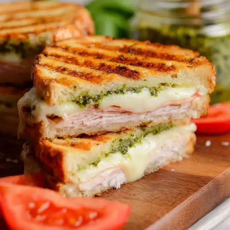 Easy Turkey Basil Pesto Panini Recipe
