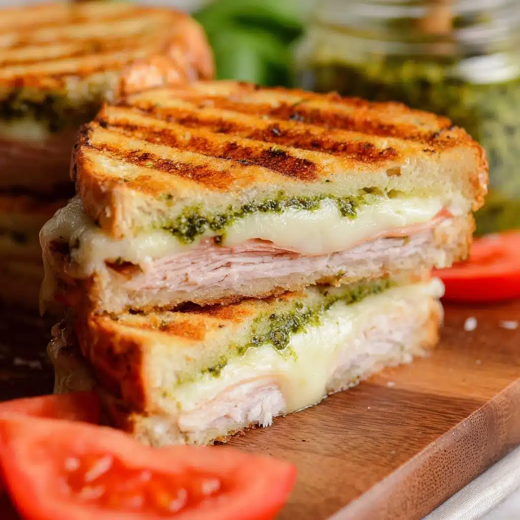 Easy Turkey Basil Pesto Panini Recipe