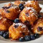 Air Fryer Blueberry Cottage Cheese Donut Holes Recipe