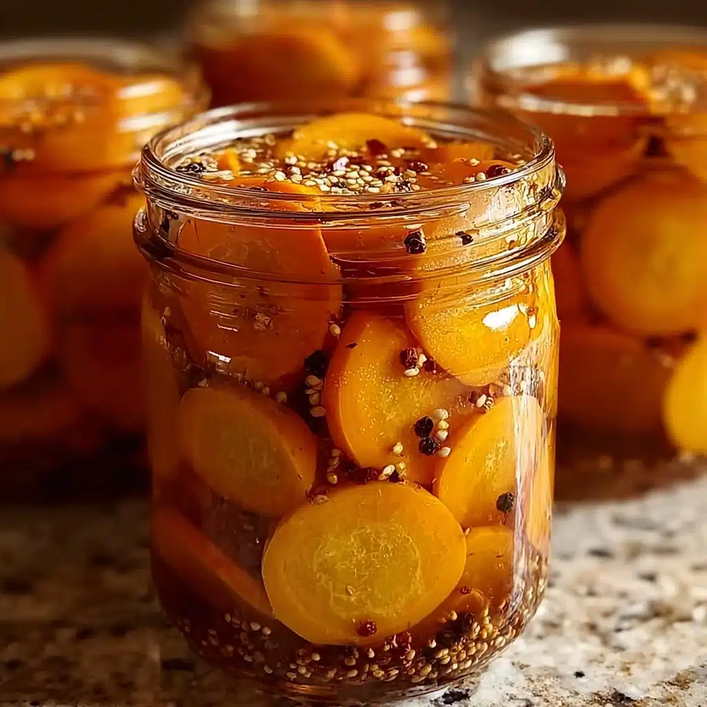 Hot Honey Pickled Carrots  - Recipe Image
