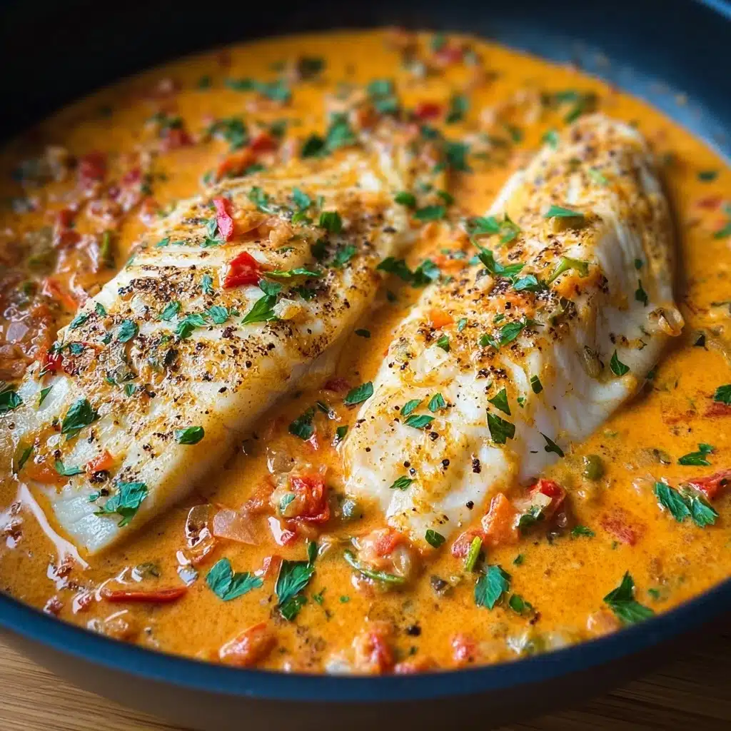 Tilapia in Roasted Pepper Sauce  - Recipe Image