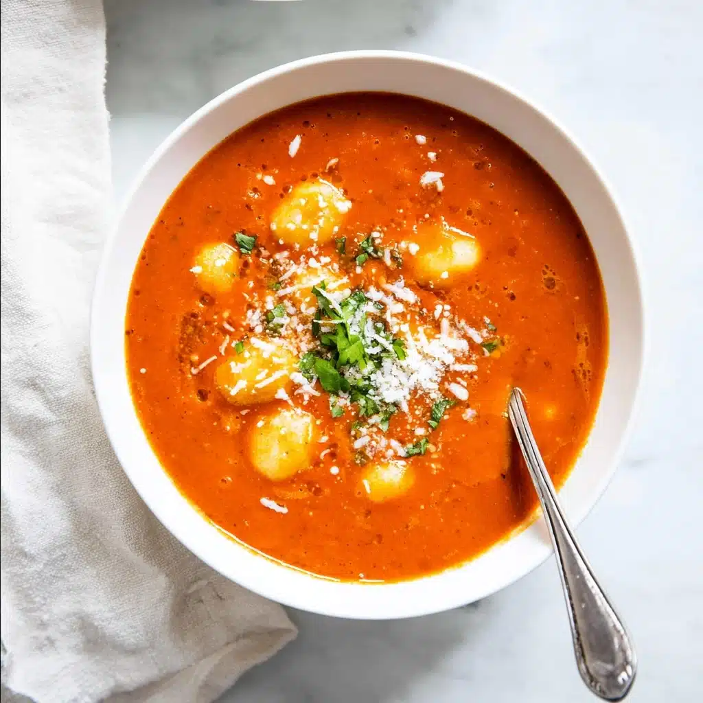Tomato Dumpling Soup Recipe - Recipe Image