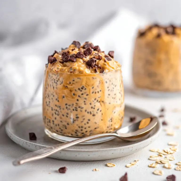 Cookie Dough Overnight Oats Recipe