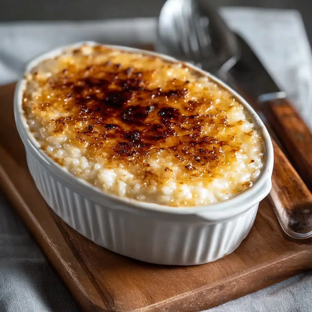 Irresistibly Creamy Condensed Milk Baked Rice Pudding Recipe