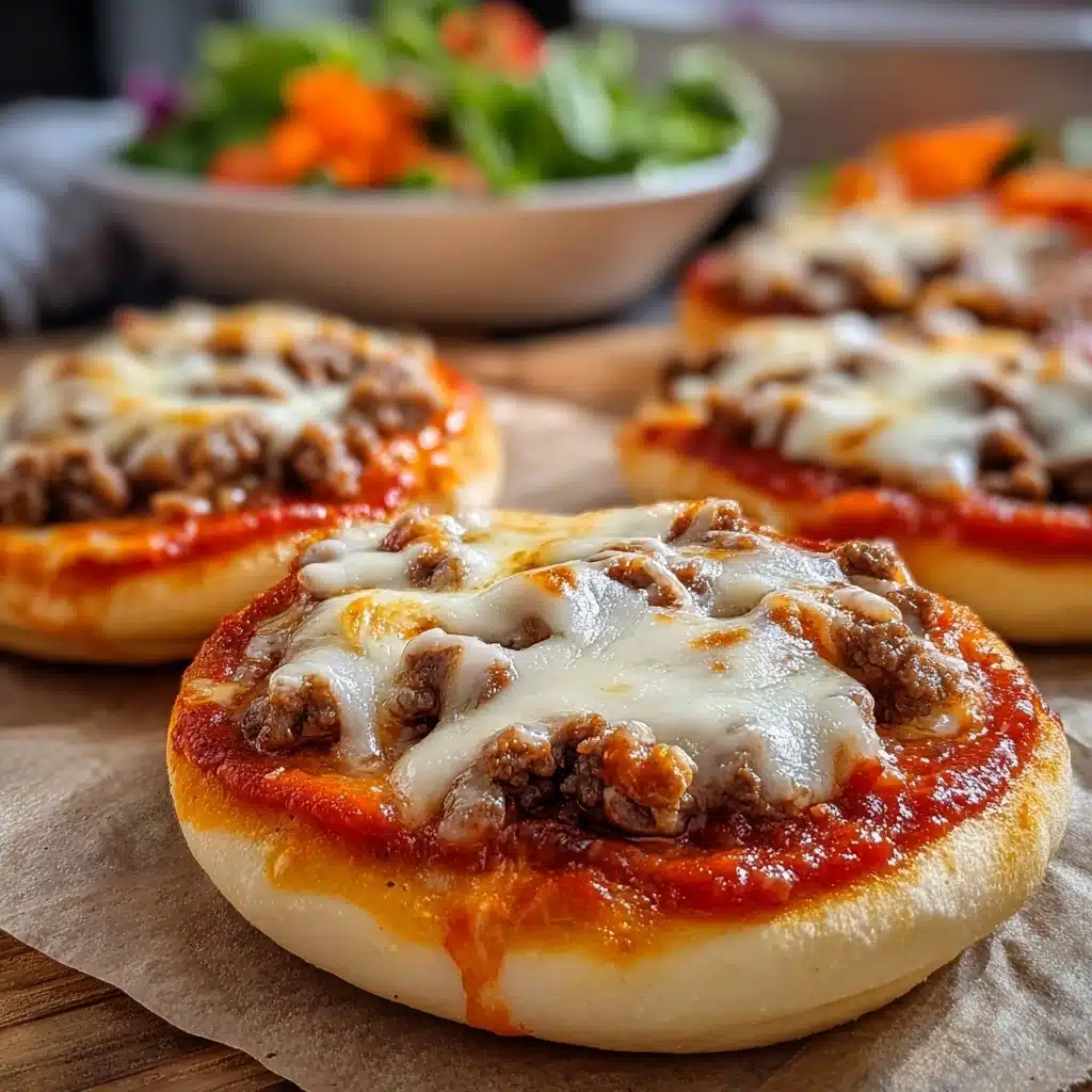 The Secret Behind Old School Pizza Burgers Recipe - Recipe Image