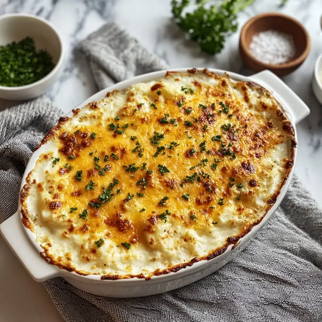 Cheesy Cauliflower Casserole Recipe - Recipe Image