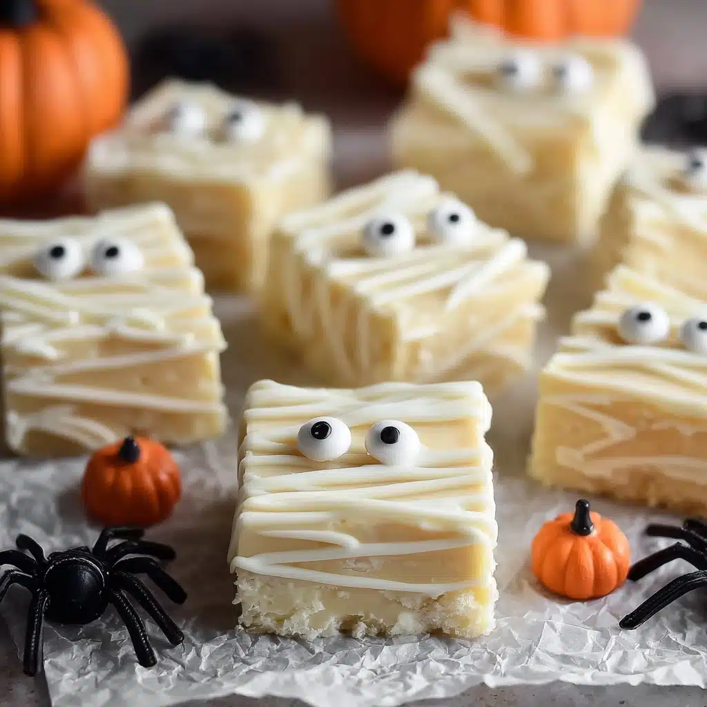 Halloween Mummy Fudge Recipe - Recipe Image