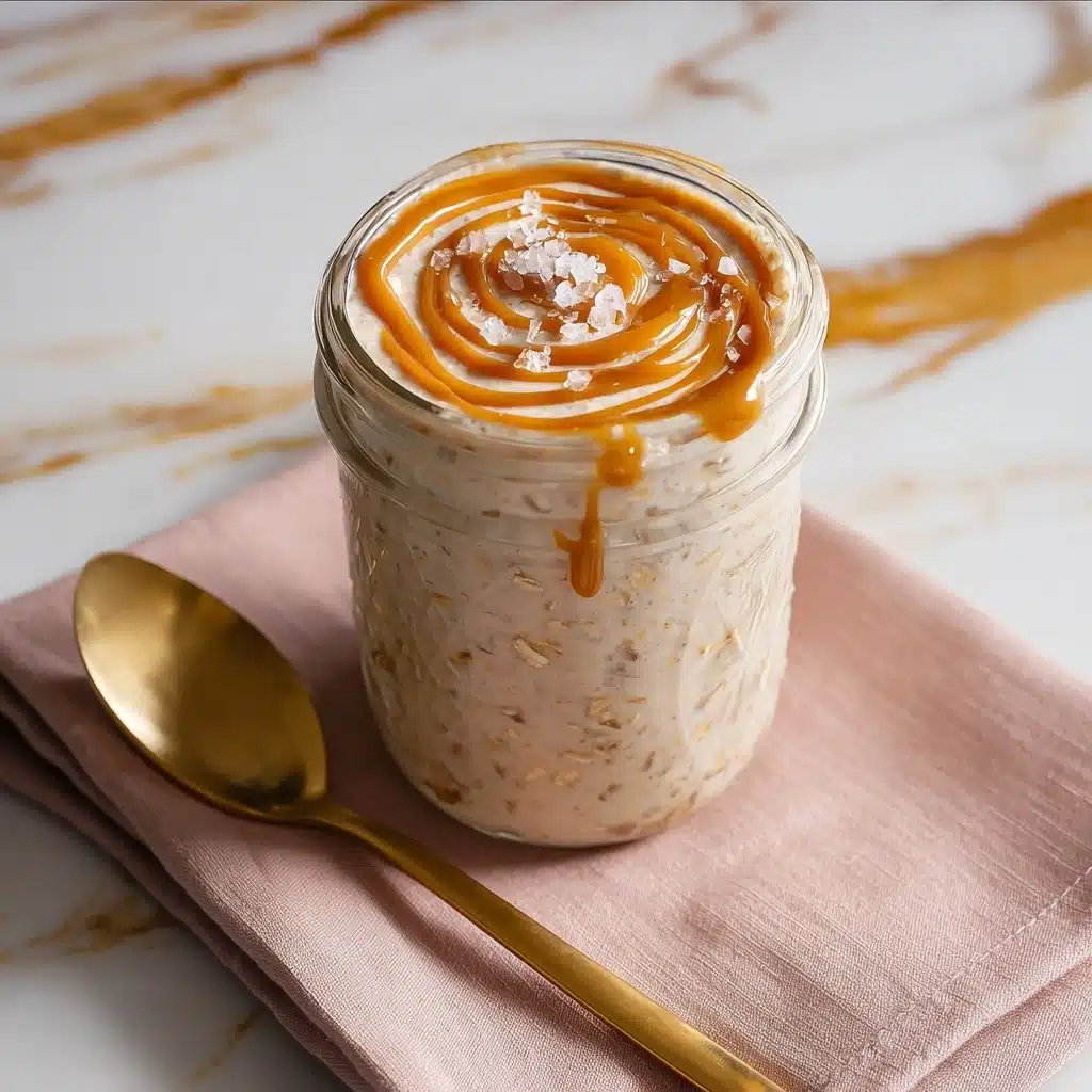 Salted Caramel Overnight Oats Recipe - Recipe Image