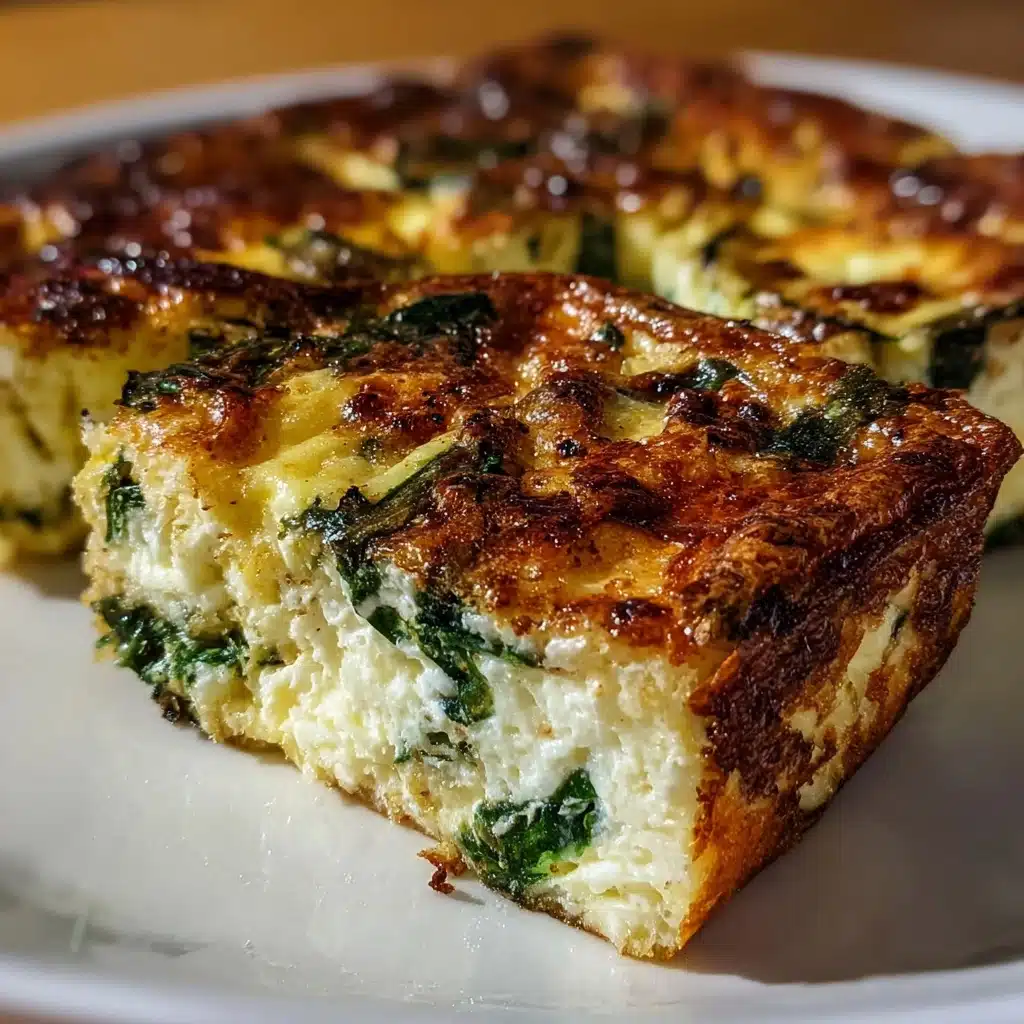 Spinach Cottage Cheese Egg Bake – High Protein Recipe - Recipe Image