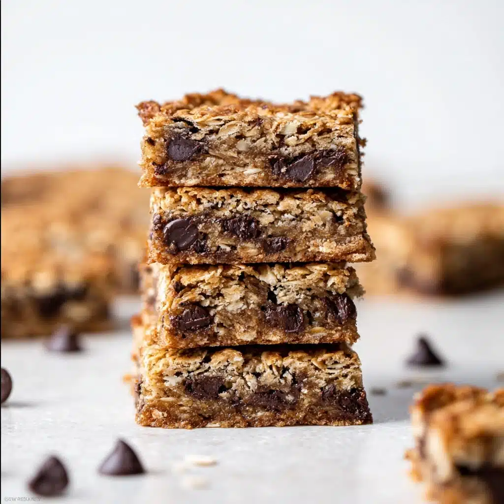 Oatmeal Cinnamon Chocolate Chip Bars Recipe - Recipe Image