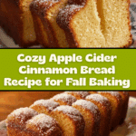 Apple Cider Cinnamon Bread Recipe