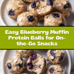 Blueberry Muffin Protein Balls Recipe