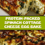 Spinach Cottage Cheese Egg Bake – High Protein Recipe