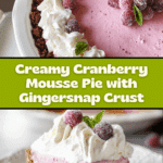Cranberry Mousse Pie Recipe