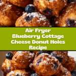 Air Fryer Blueberry Cottage Cheese Donut Holes Recipe