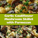 Garlic Cauliflower Mushroom Skillet Recipe