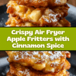 Air Fryer Apple Fritters Recipe