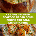 Stuffed Seafood Bread Bowl Recipe