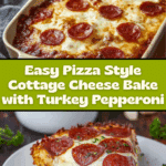 Pizza Style Cottage Cheese Bake Recipe