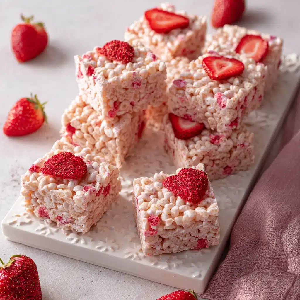 Strawberry Shortcake Rice Krispie Treats Recipe