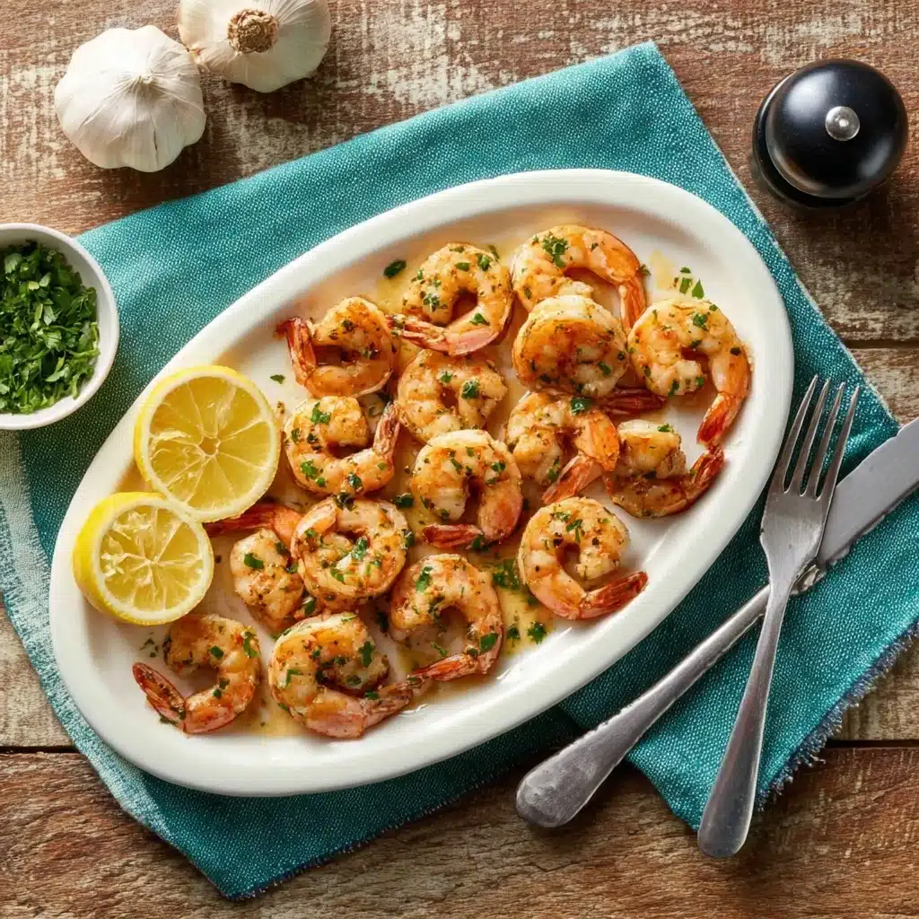Garlic Parmesan Roasted Shrimp Recipe