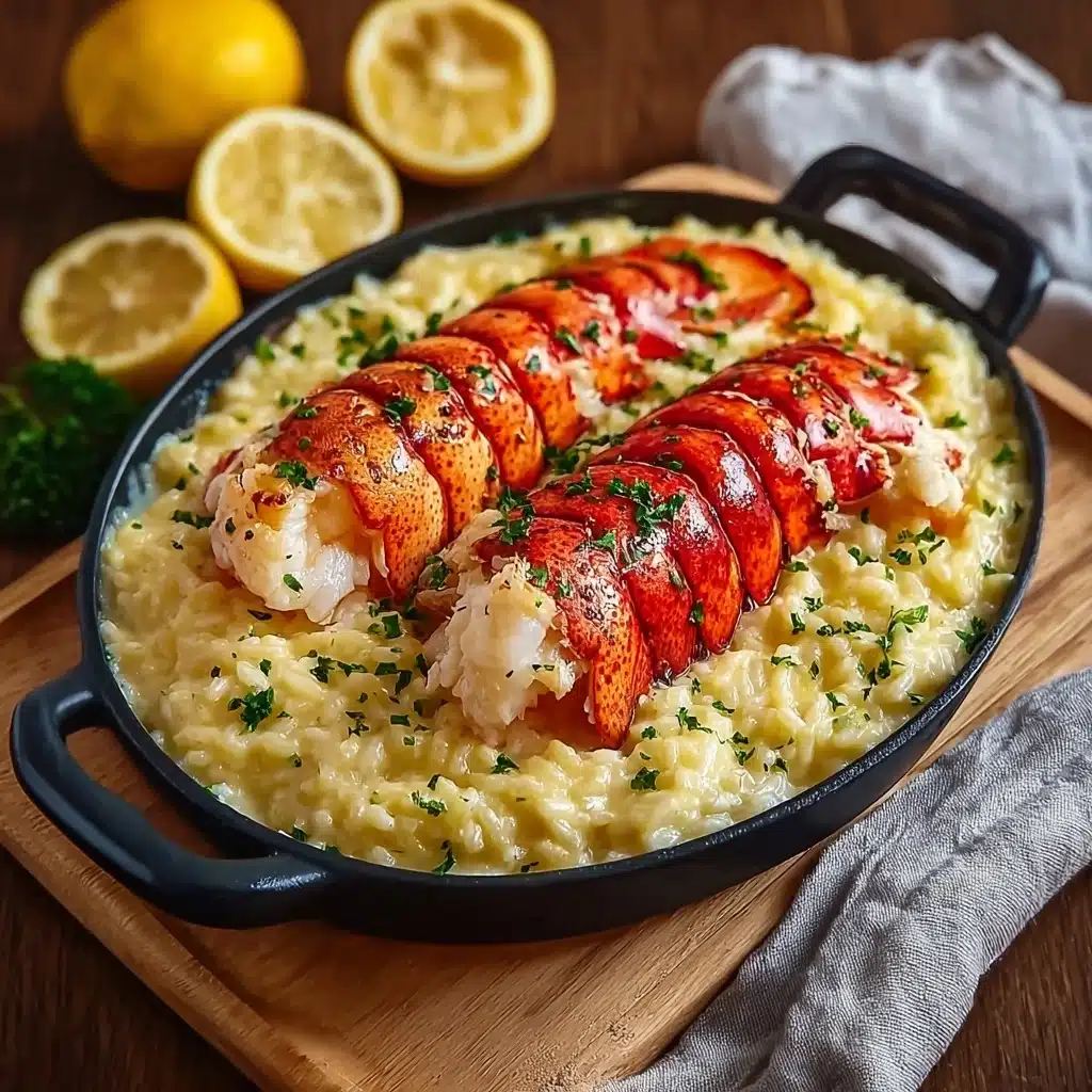 Lemon Butter Lobster Risotto Recipe - Recipe Image